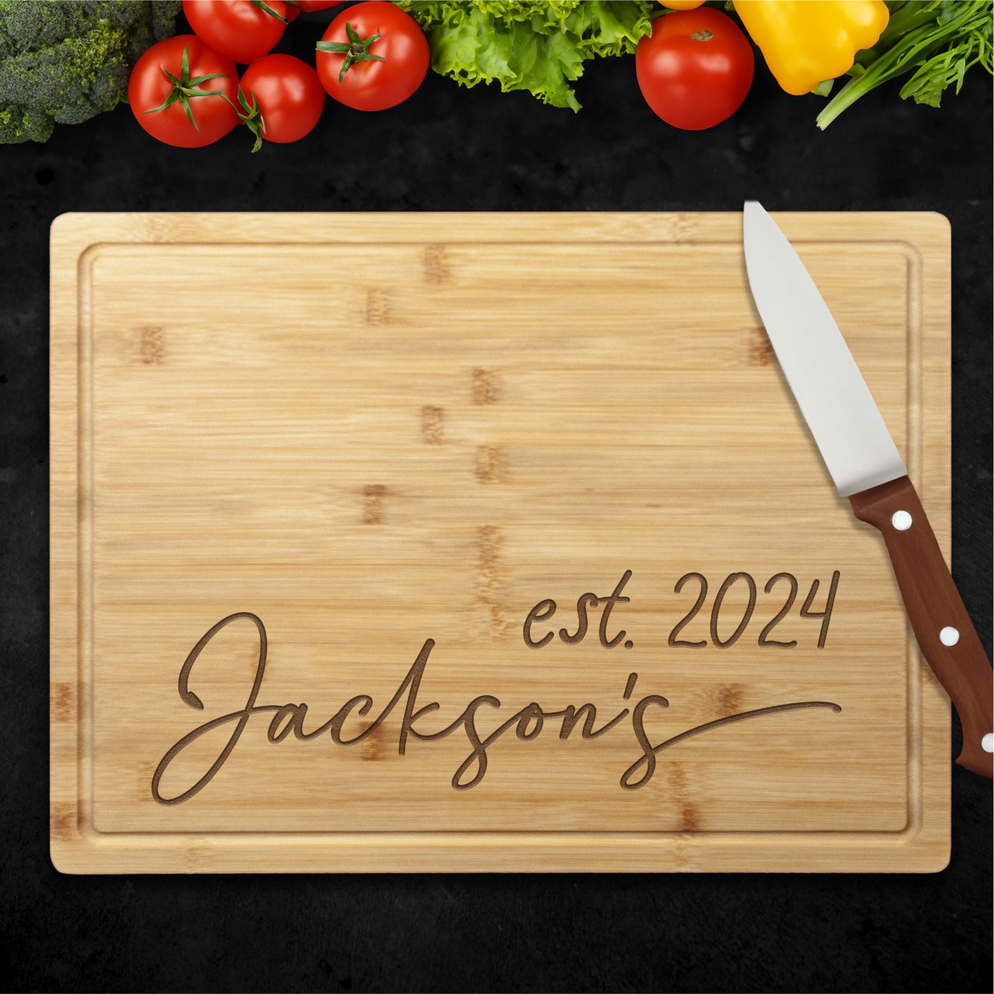Engagement Present Cutting Board