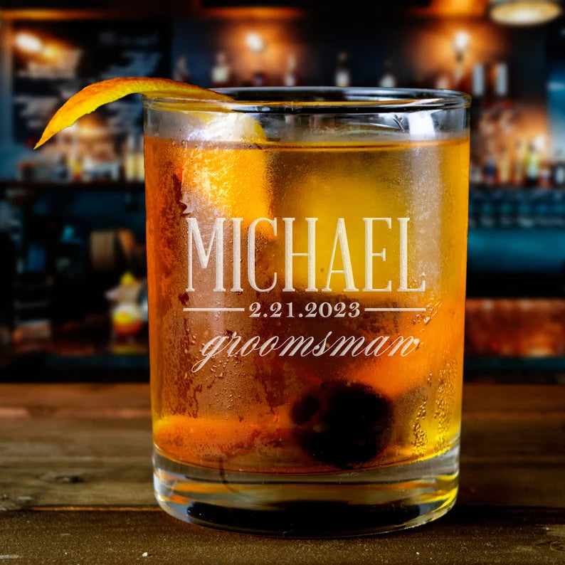 Groomsman Gift - Whiskey Glass