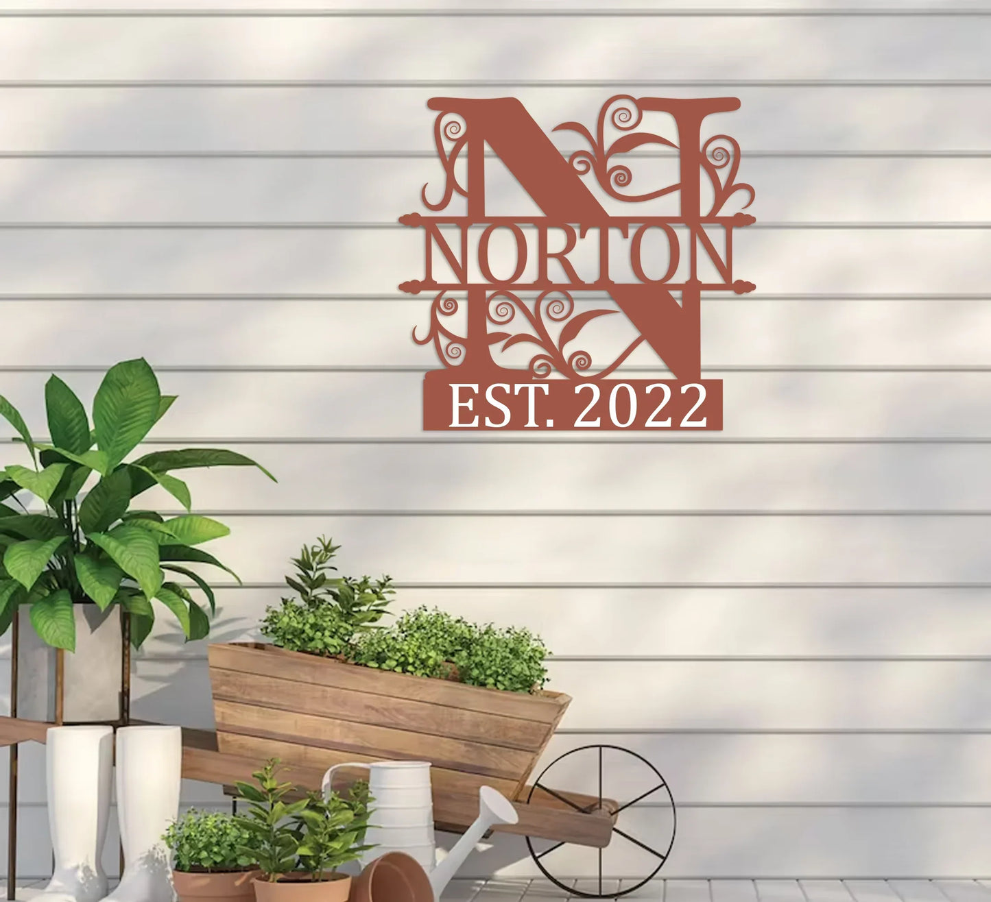 Family Name w Established Year Sign v2