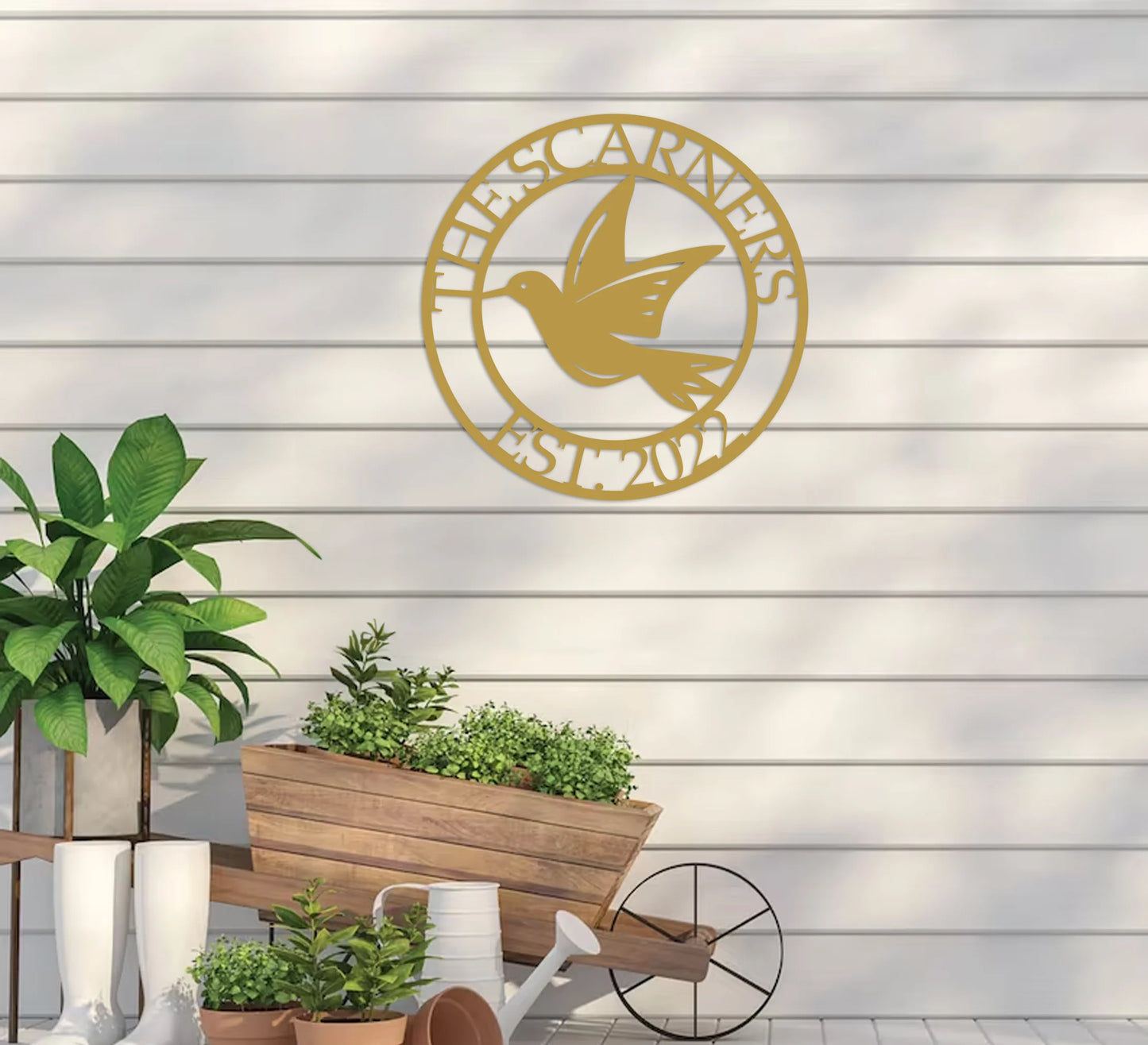 Bird Sign w Name and Year Sign