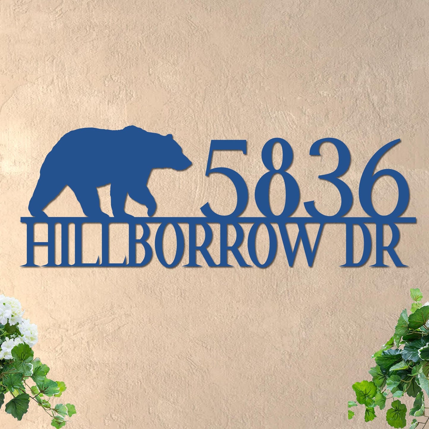 Bear Address Sign