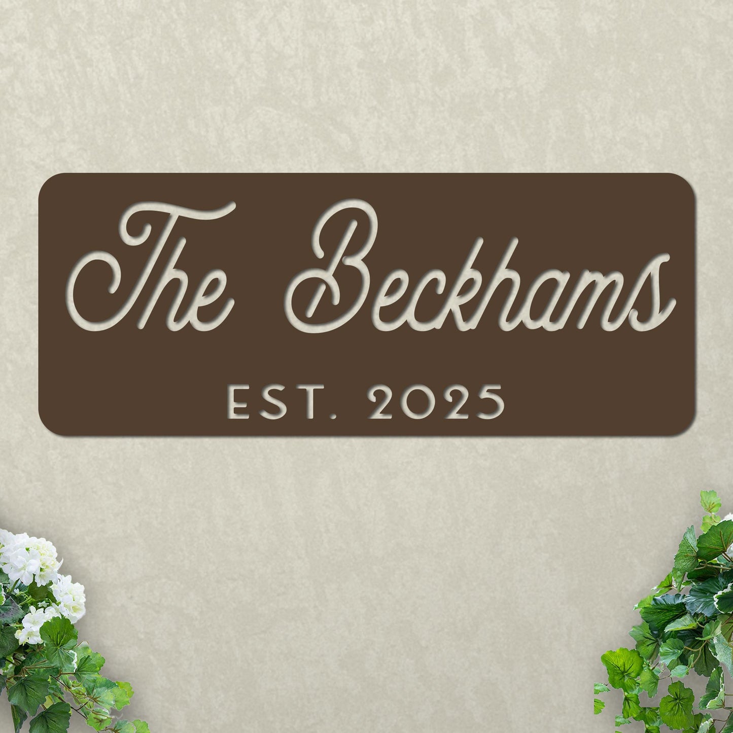 Established Family Name Sign