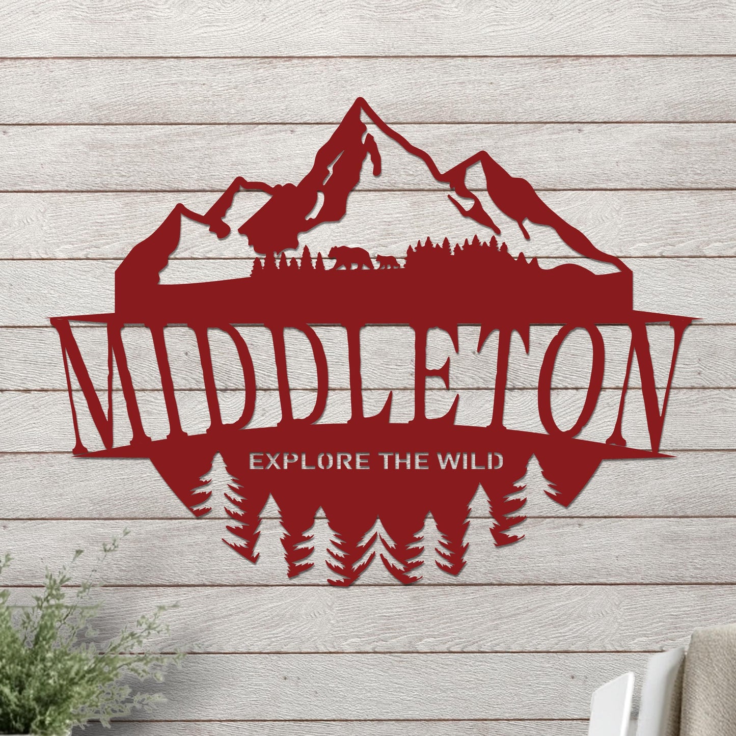 Explore the Wild with Name Sign