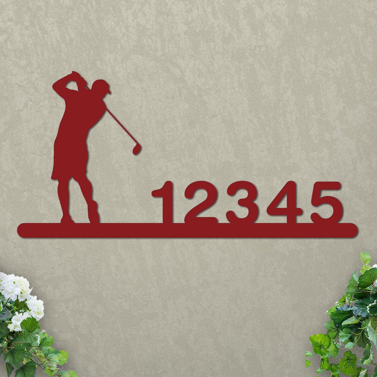 Golf Address Sign
