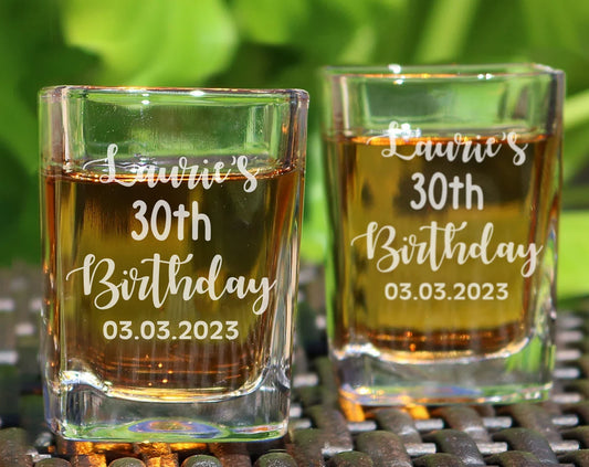 Birthday Shot Glasses