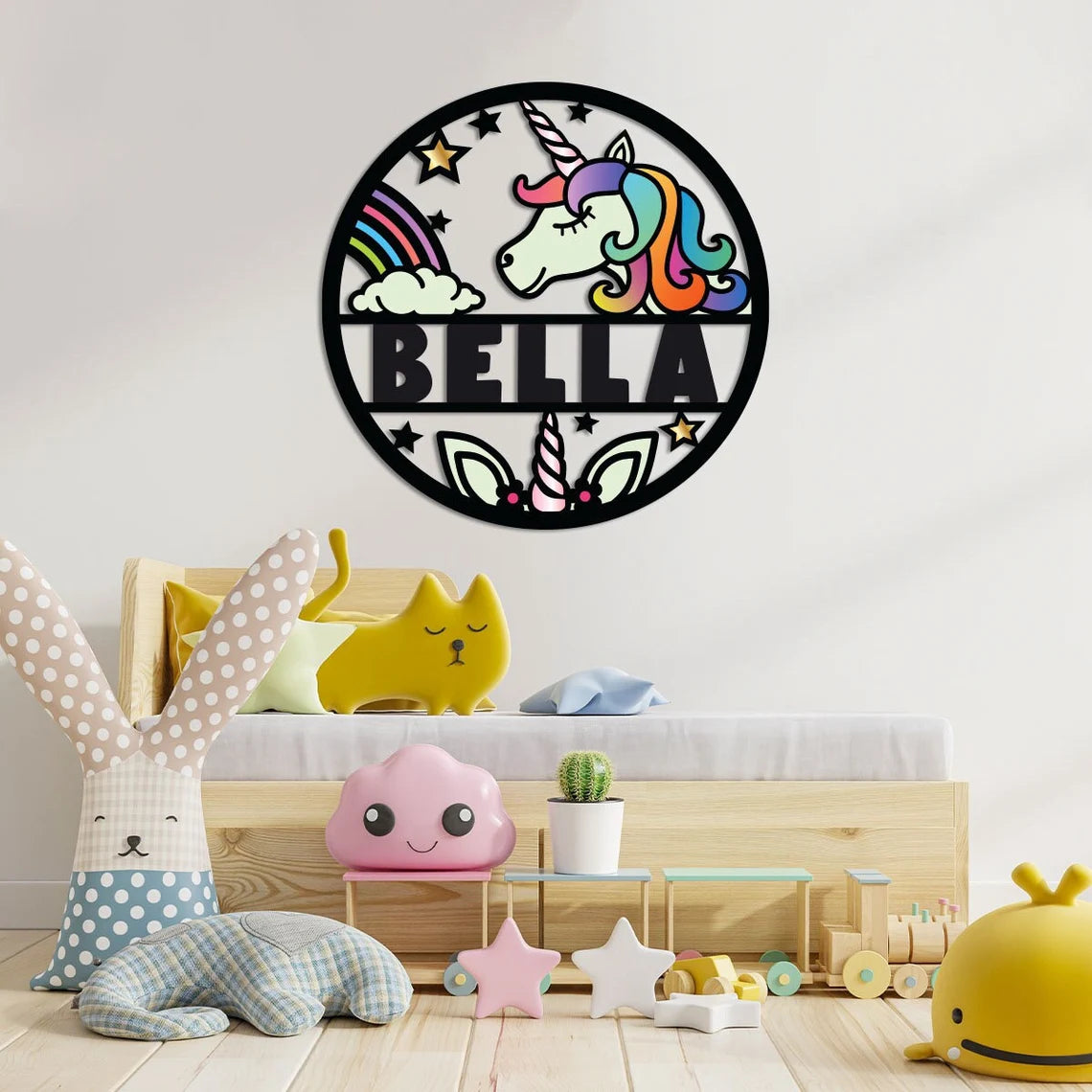 Unicorn Kids Metal Sign