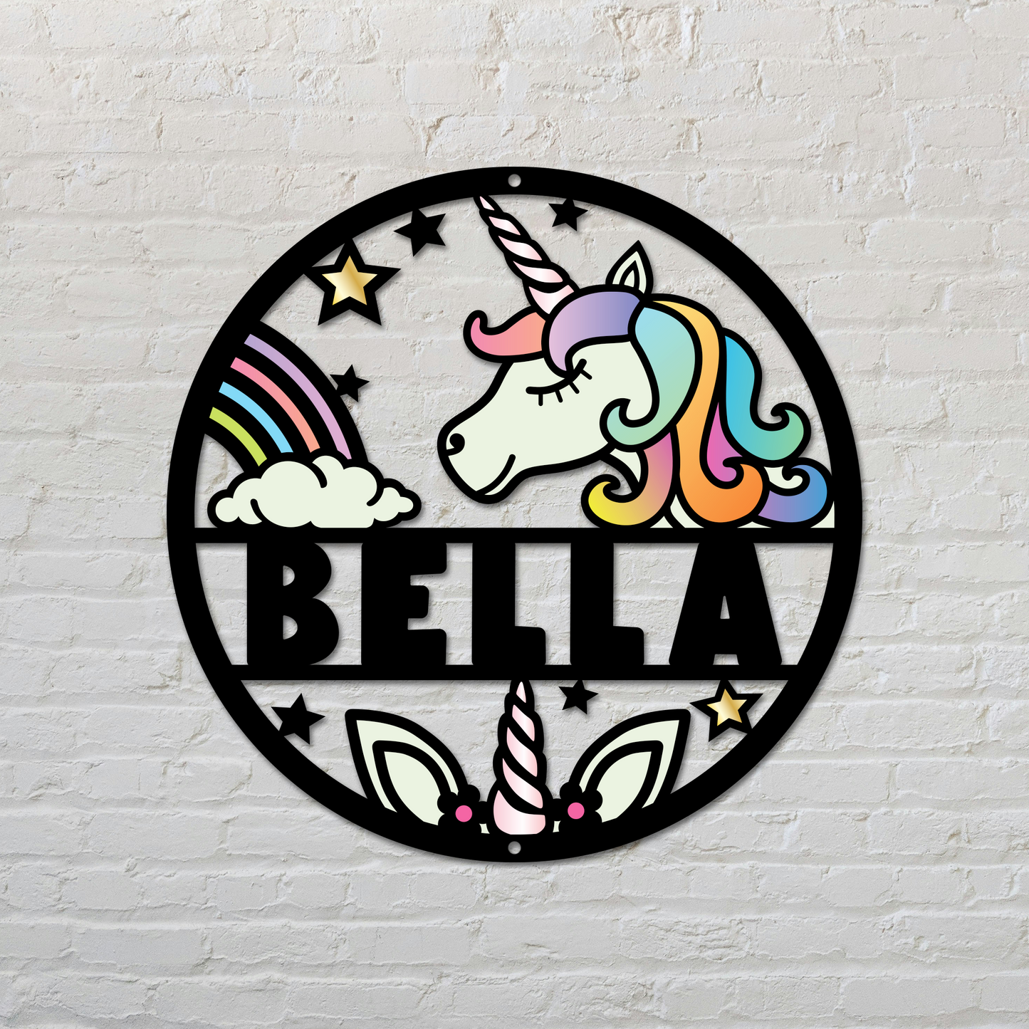 Unicorn Kids Metal Sign