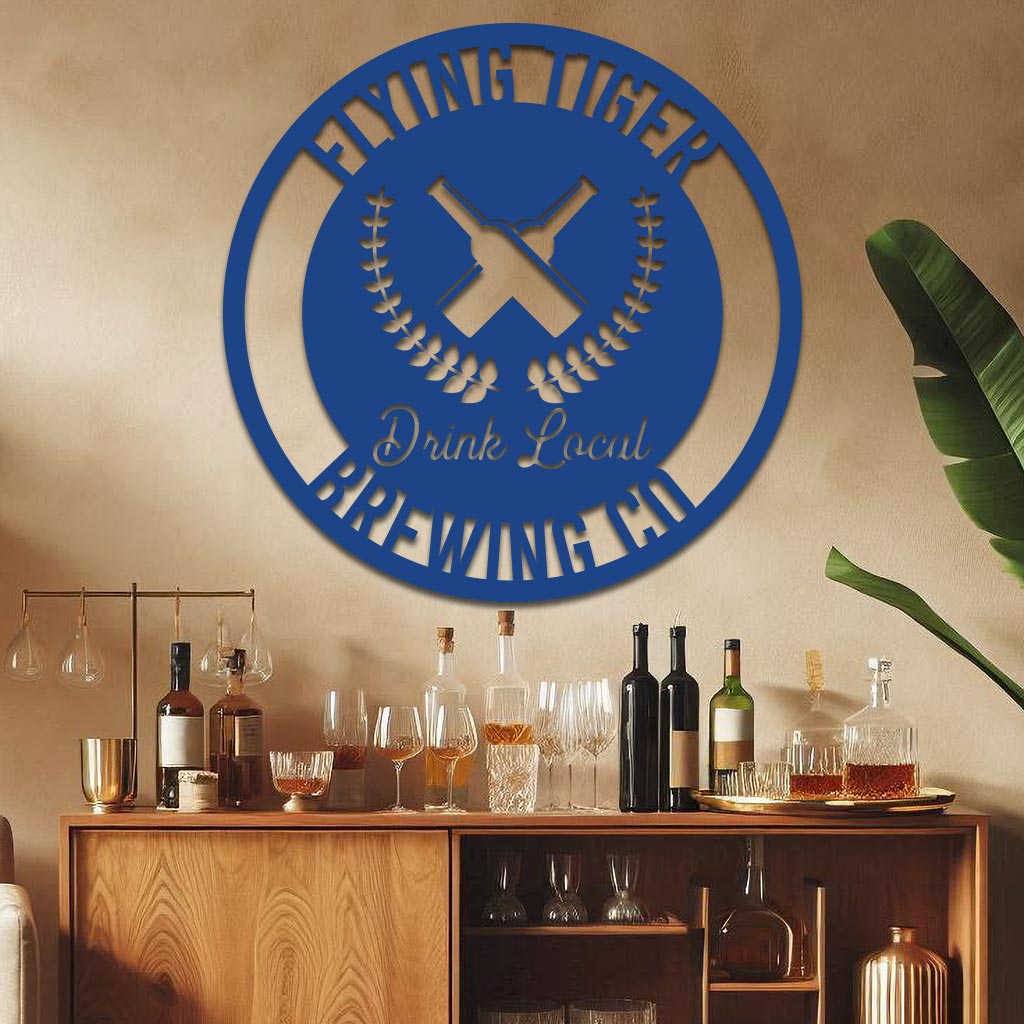 Personalized Brewing Company Sign