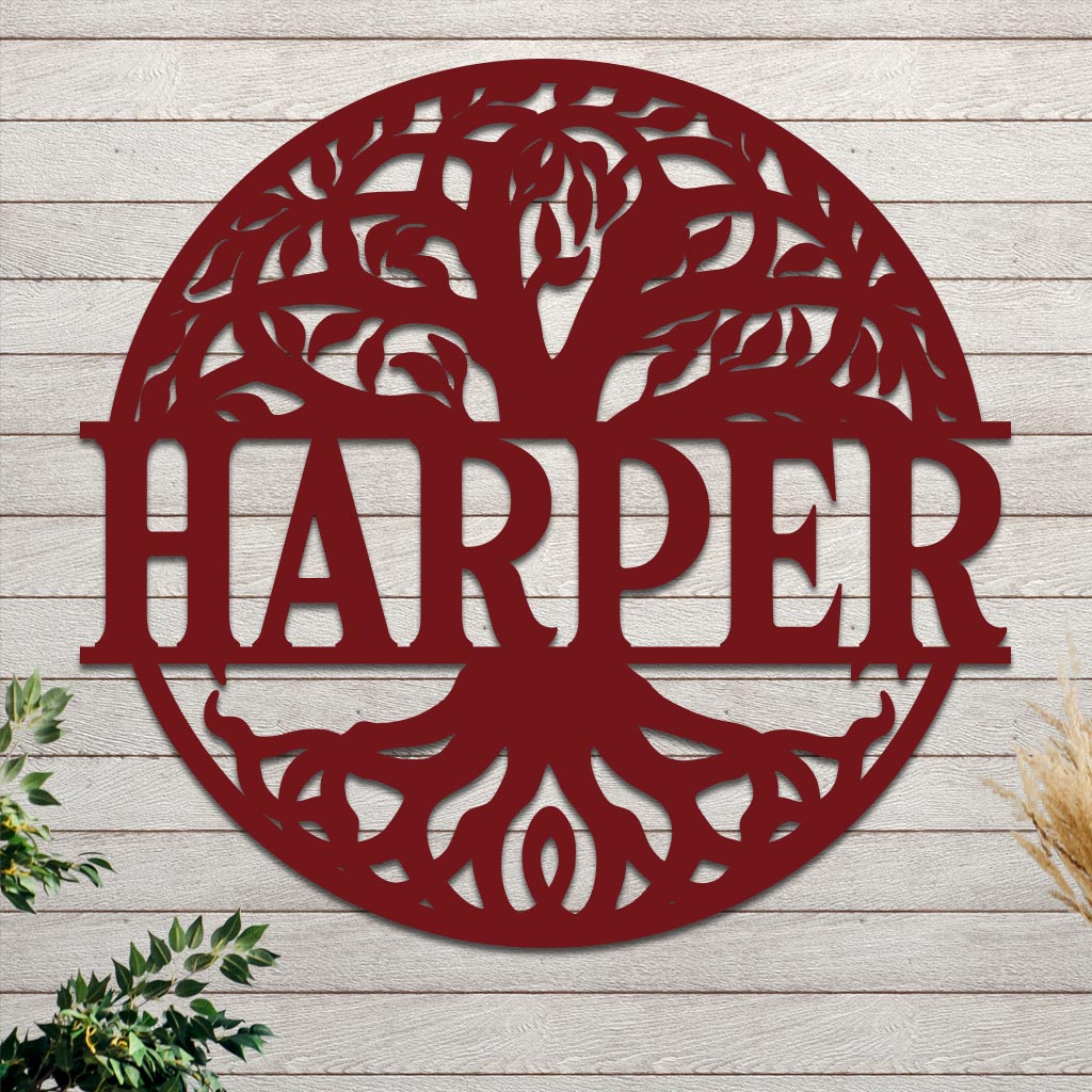 Tree Of Life Family Established Sign