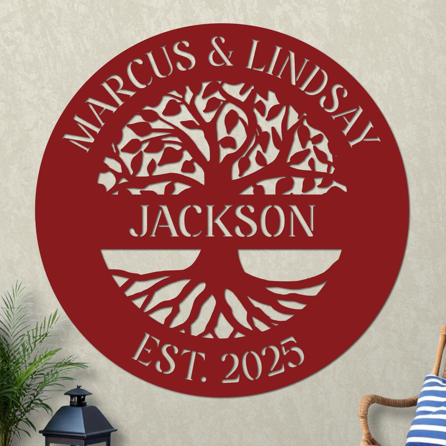 Tree Of Life family Name Sign