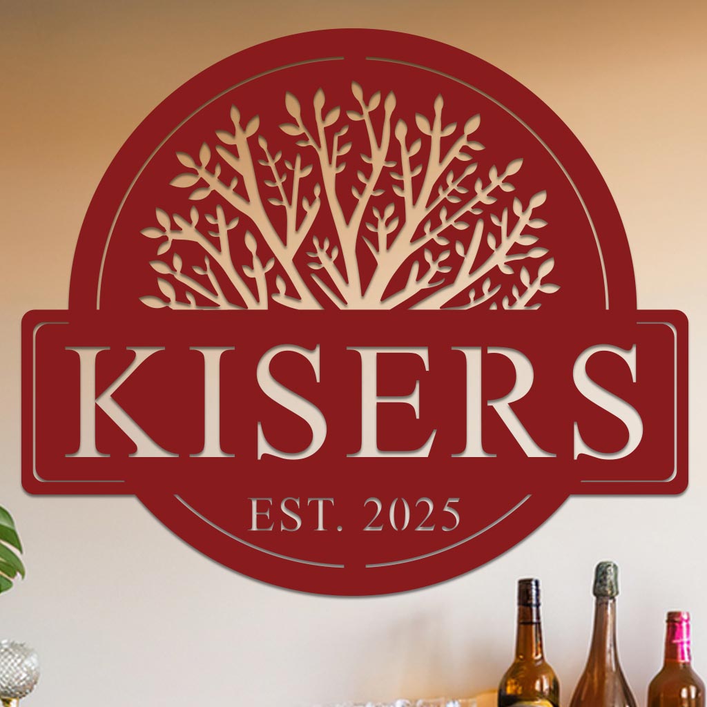 Tree Of Life Family Sign w Date