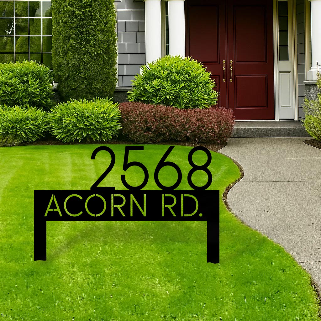 Metal Address Signs