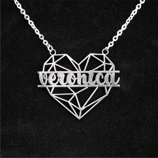 Personalized Heart Name Necklace