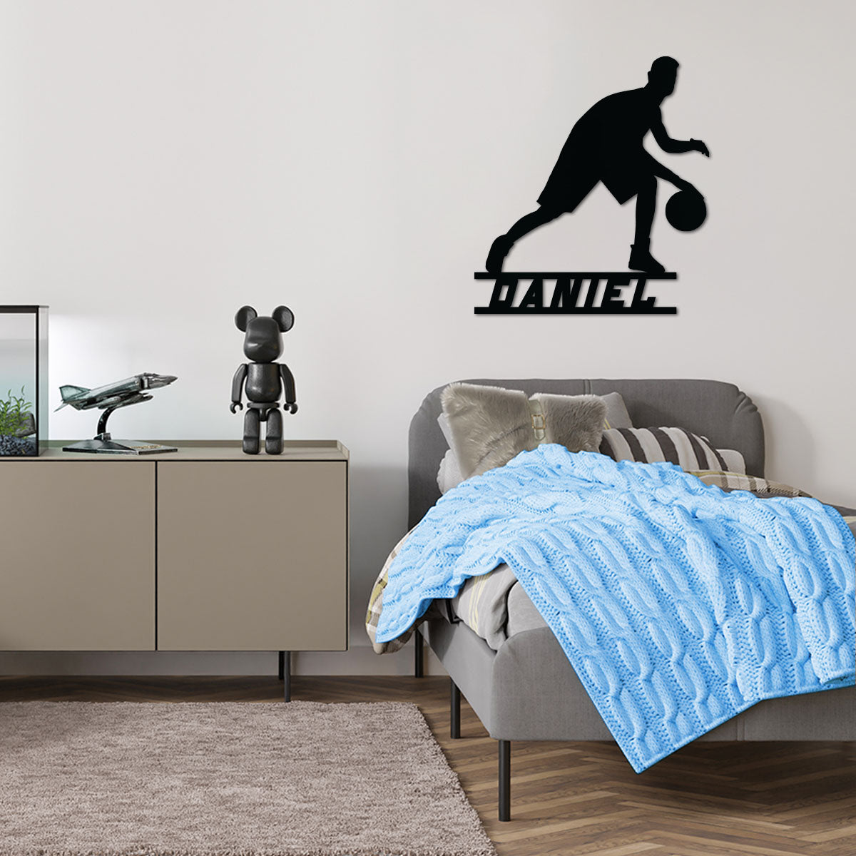 Basketball Player Name Sign