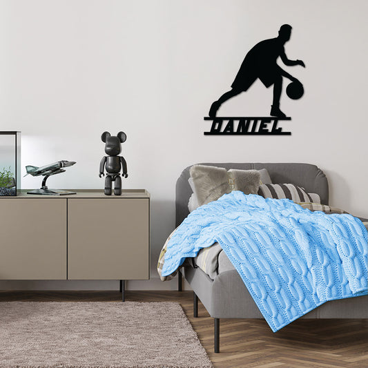 Basketball Player Name Sign