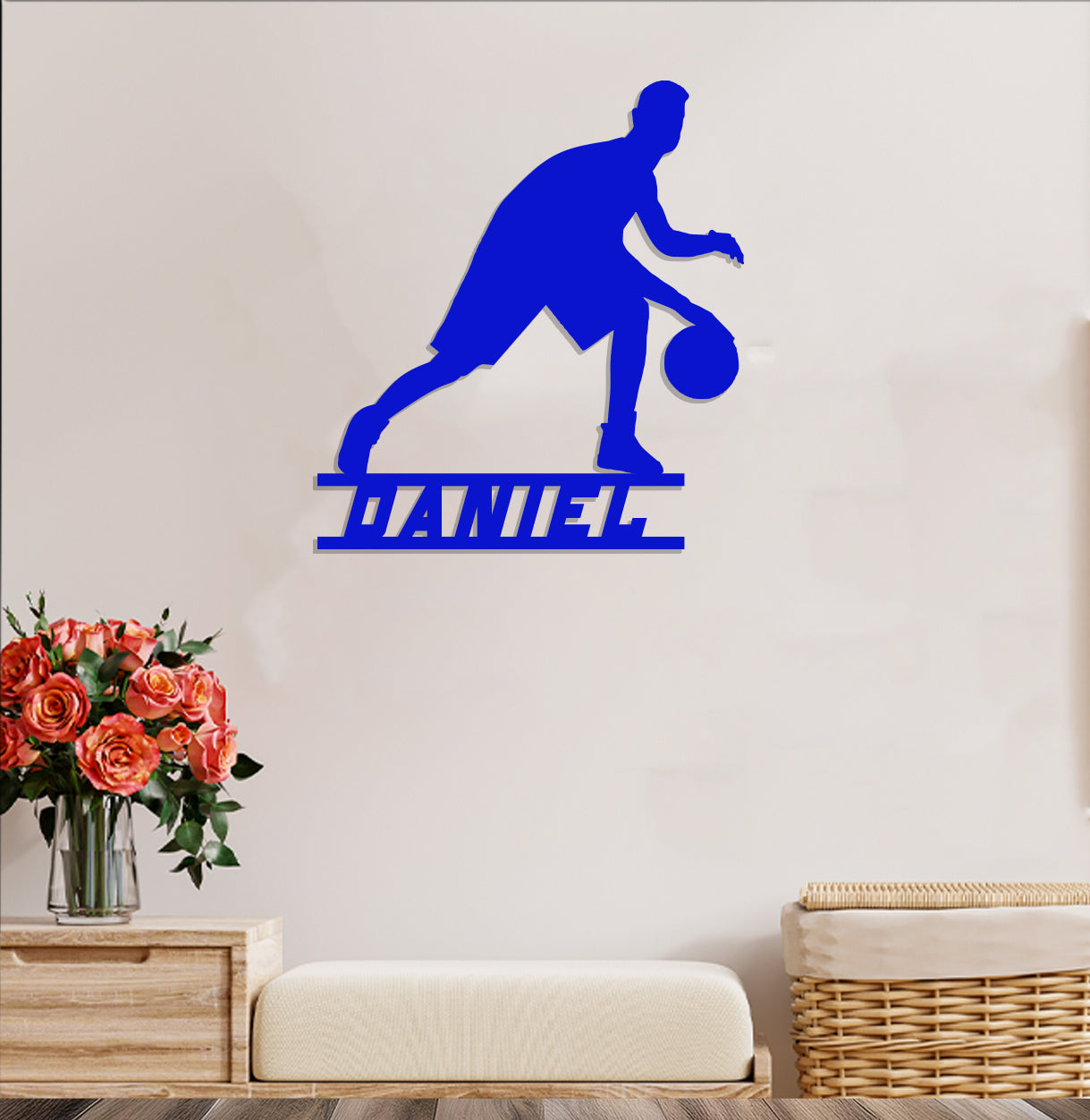 Basketball Player Name Sign