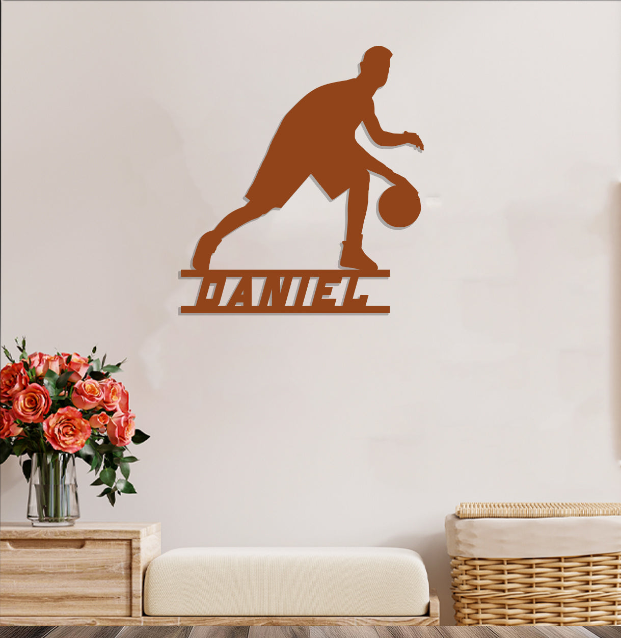 Basketball Player Name Sign