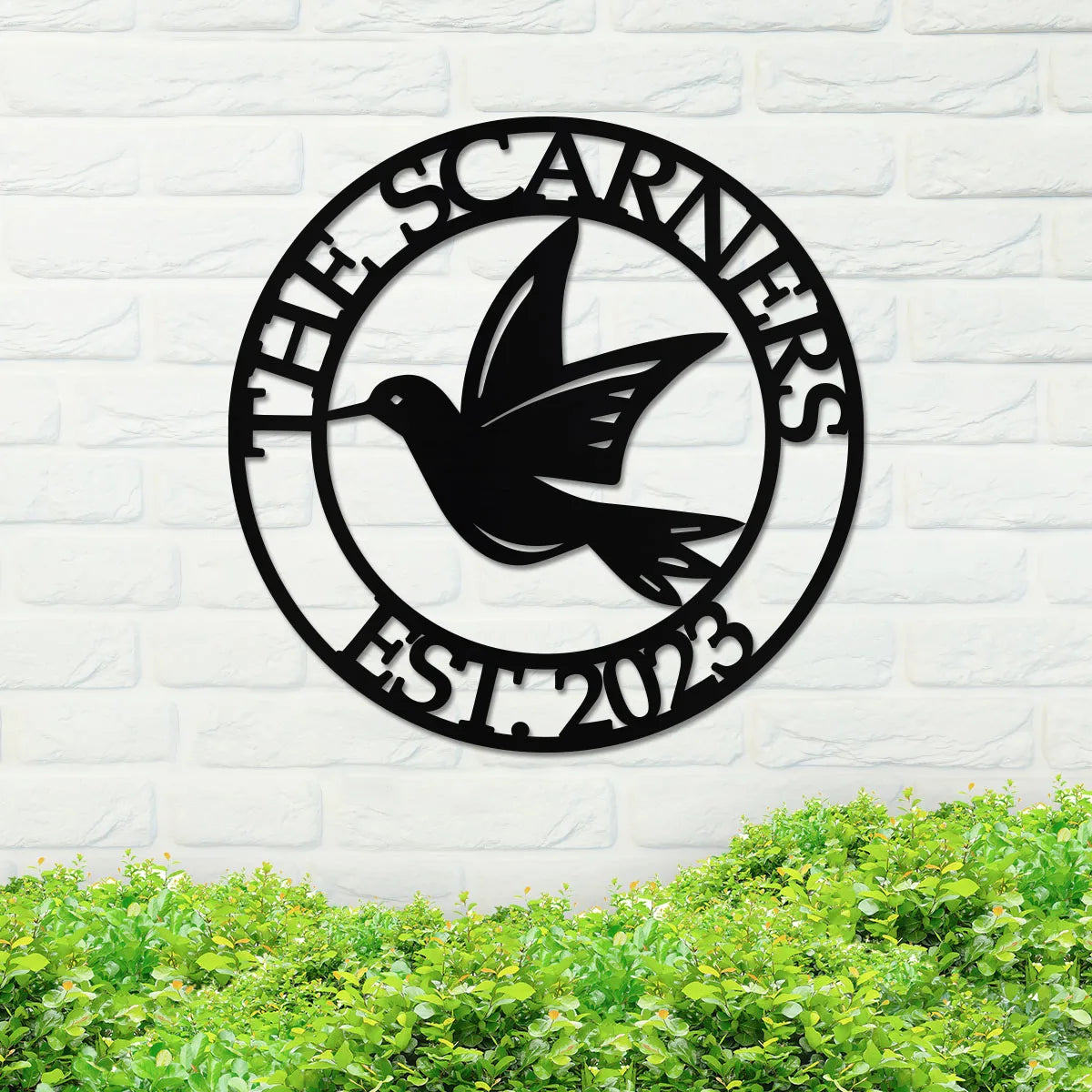 Bird Sign w Name and Year Sign