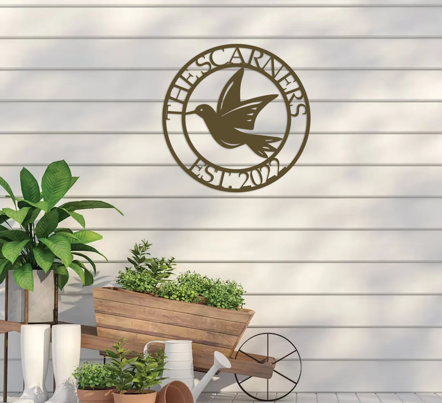 Bird Sign w Name and Year Sign