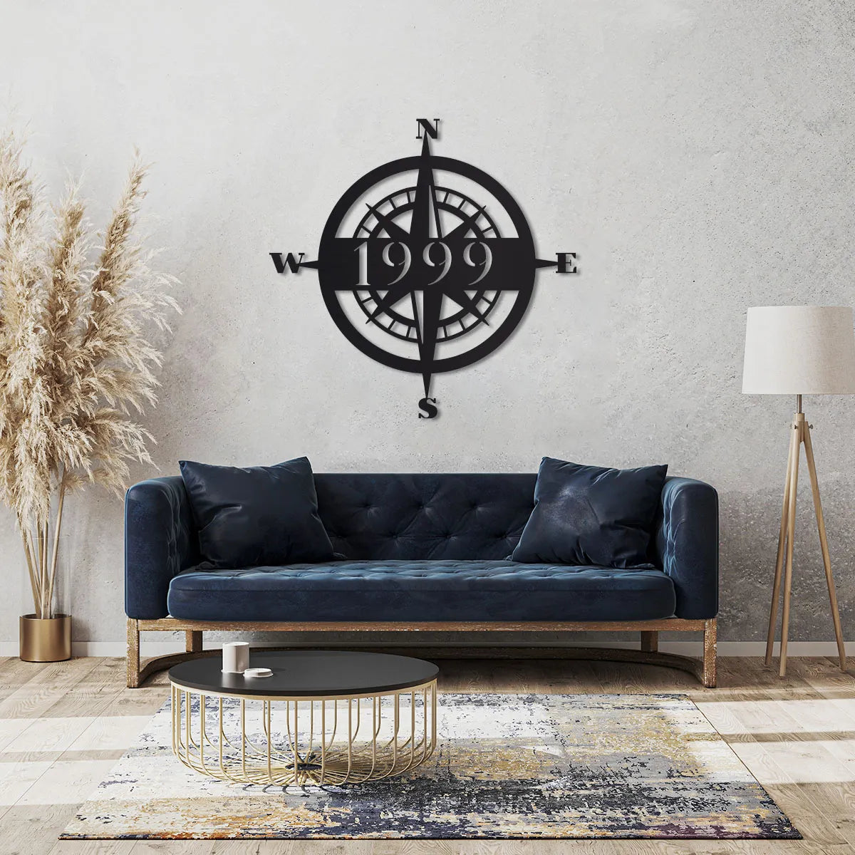 Nautical Star Compass Sign