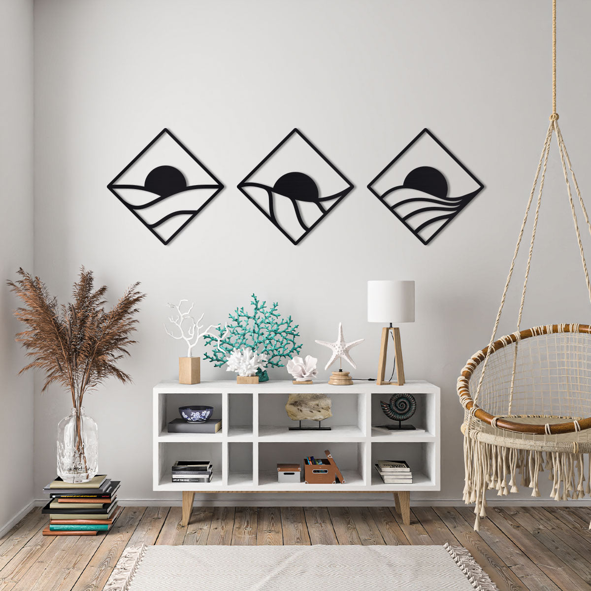 Sunrise Tryptic in Diamonds Sign