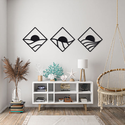 Sunrise Tryptic in Diamonds Sign