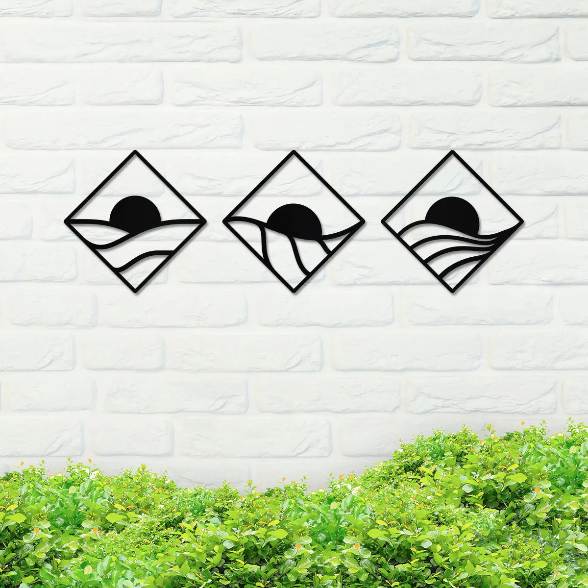 Sunrise Tryptic in Diamonds Sign