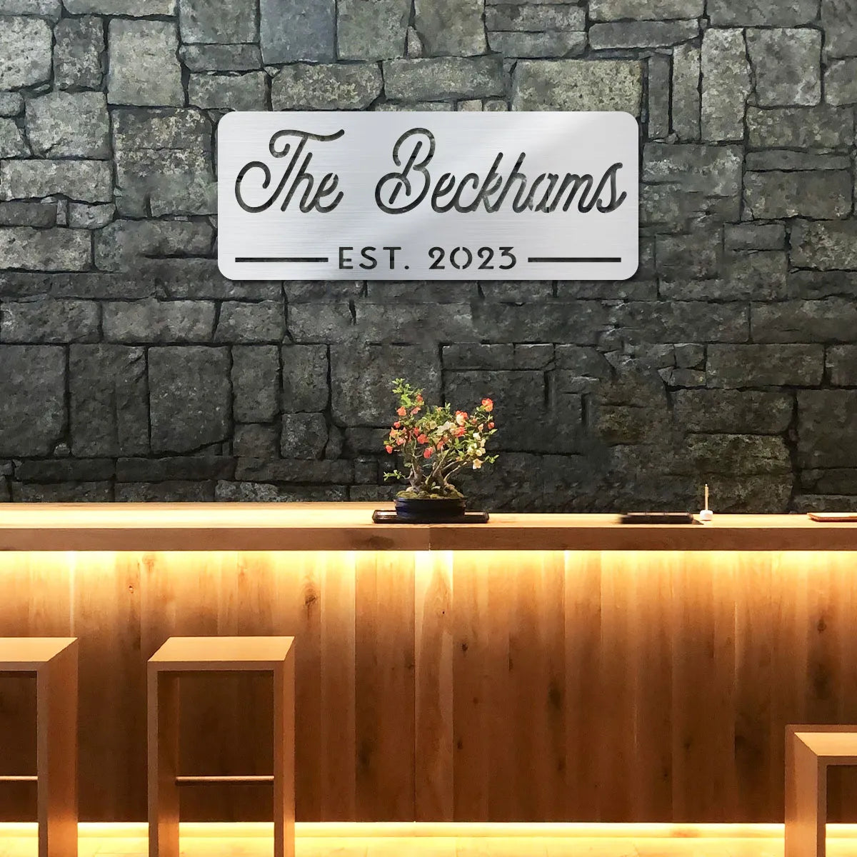 Established Family Name Sign