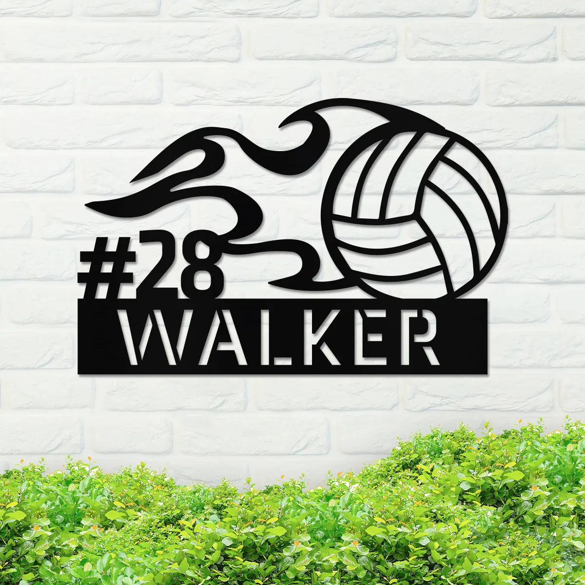 Volleyball Name Sign