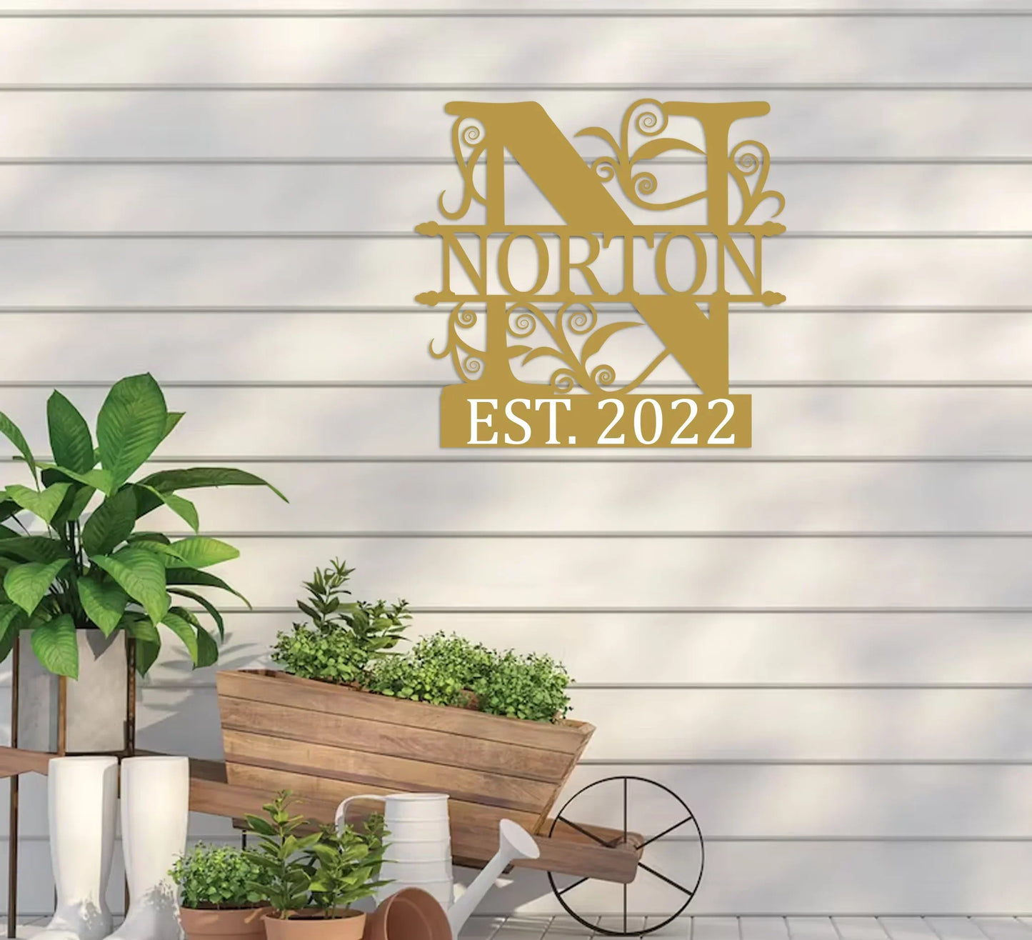 Family Name w Established Year Sign v2