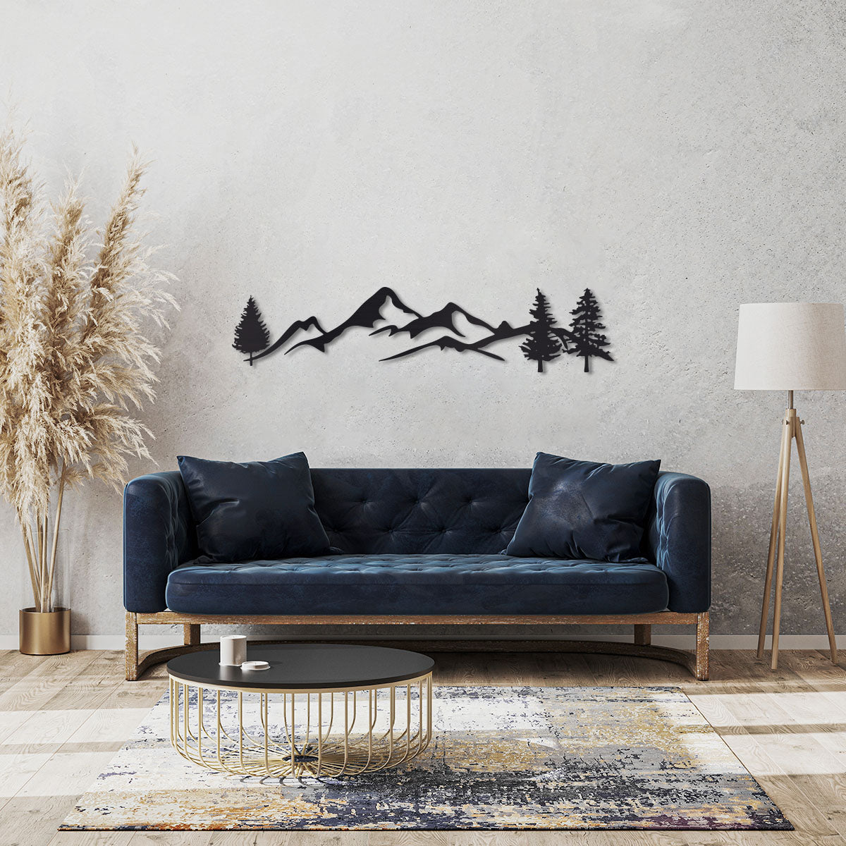 Wide Mountain Landscape Sign