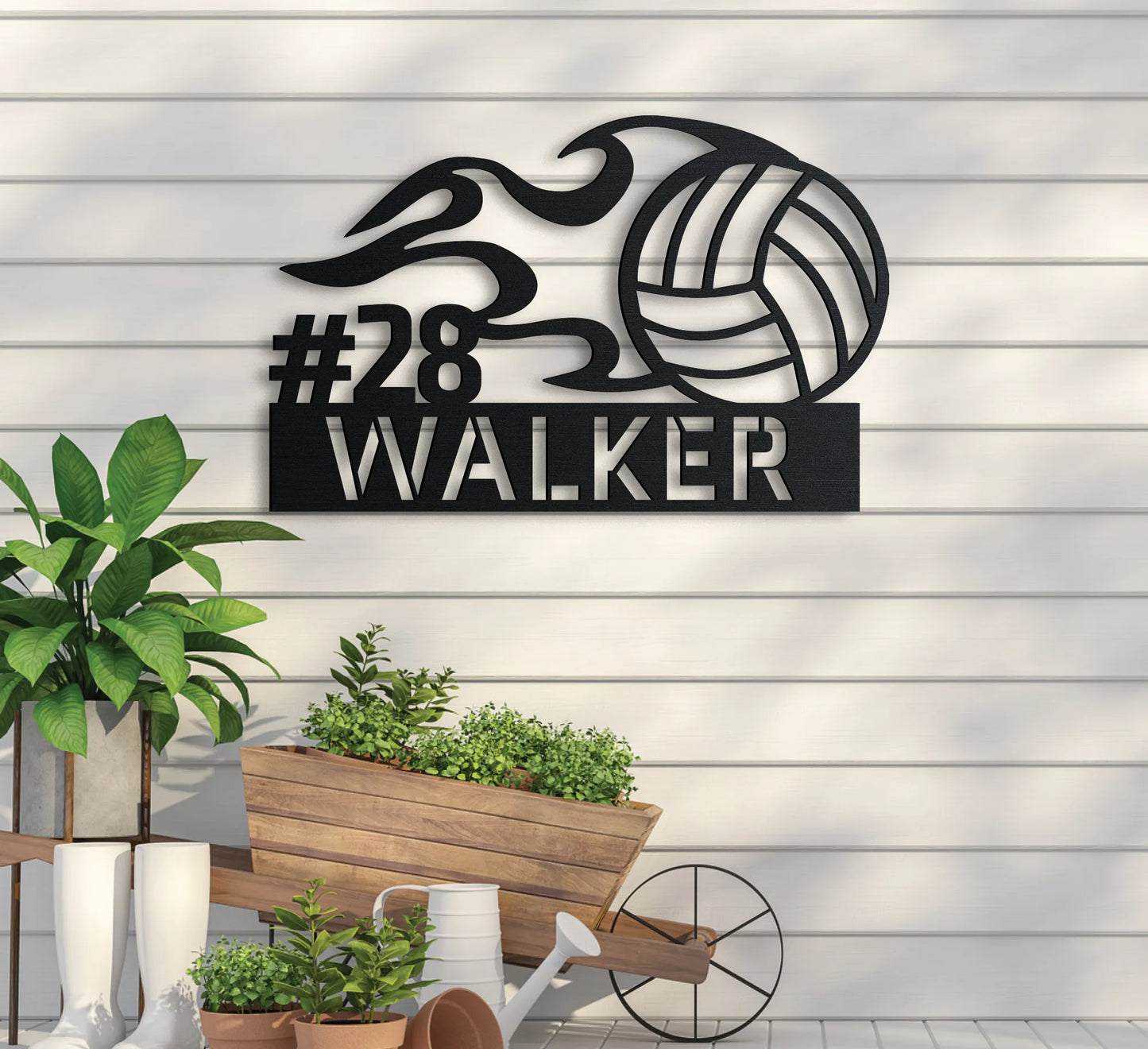 Volleyball Name Sign