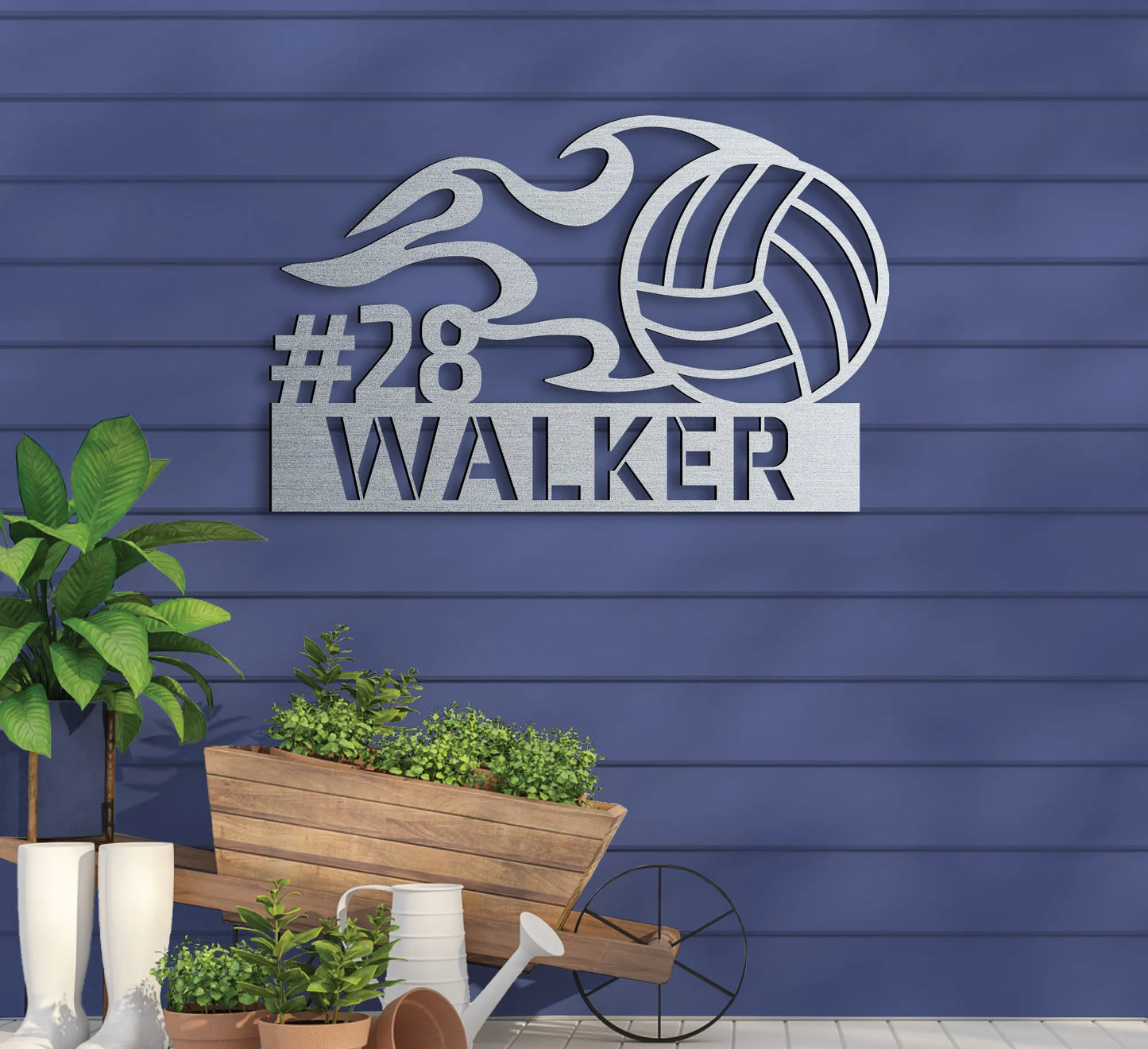 Volleyball Name Sign