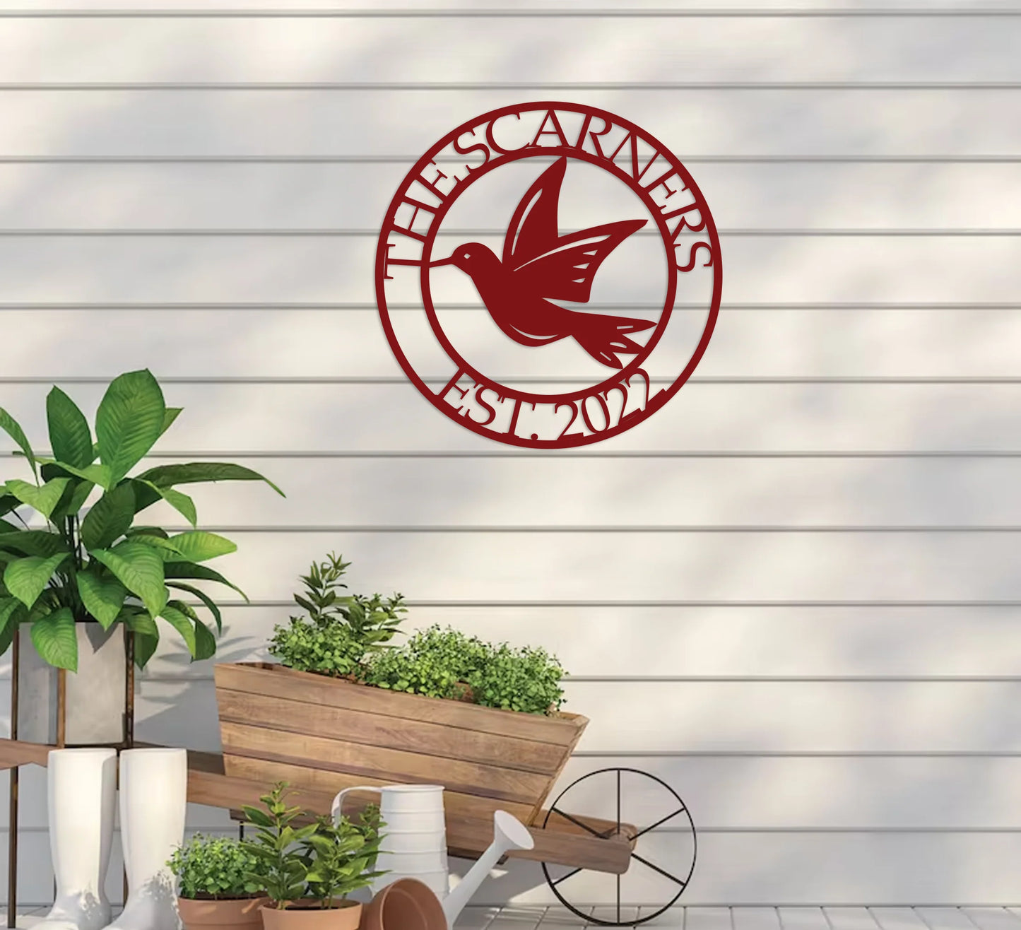 Bird Sign w Name and Year Sign