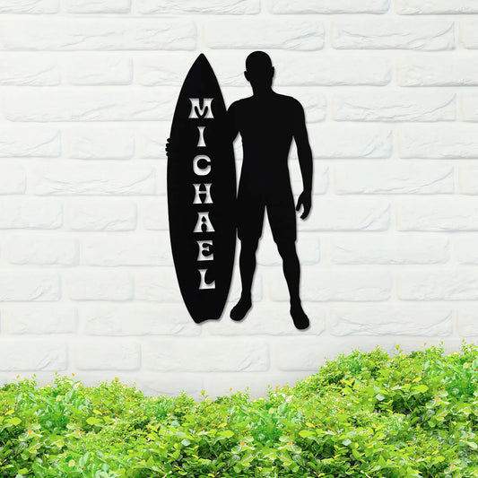 Surfer Name Sign
