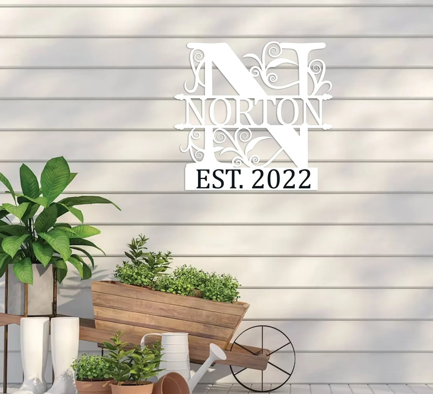 Family Name w Established Year Sign v2