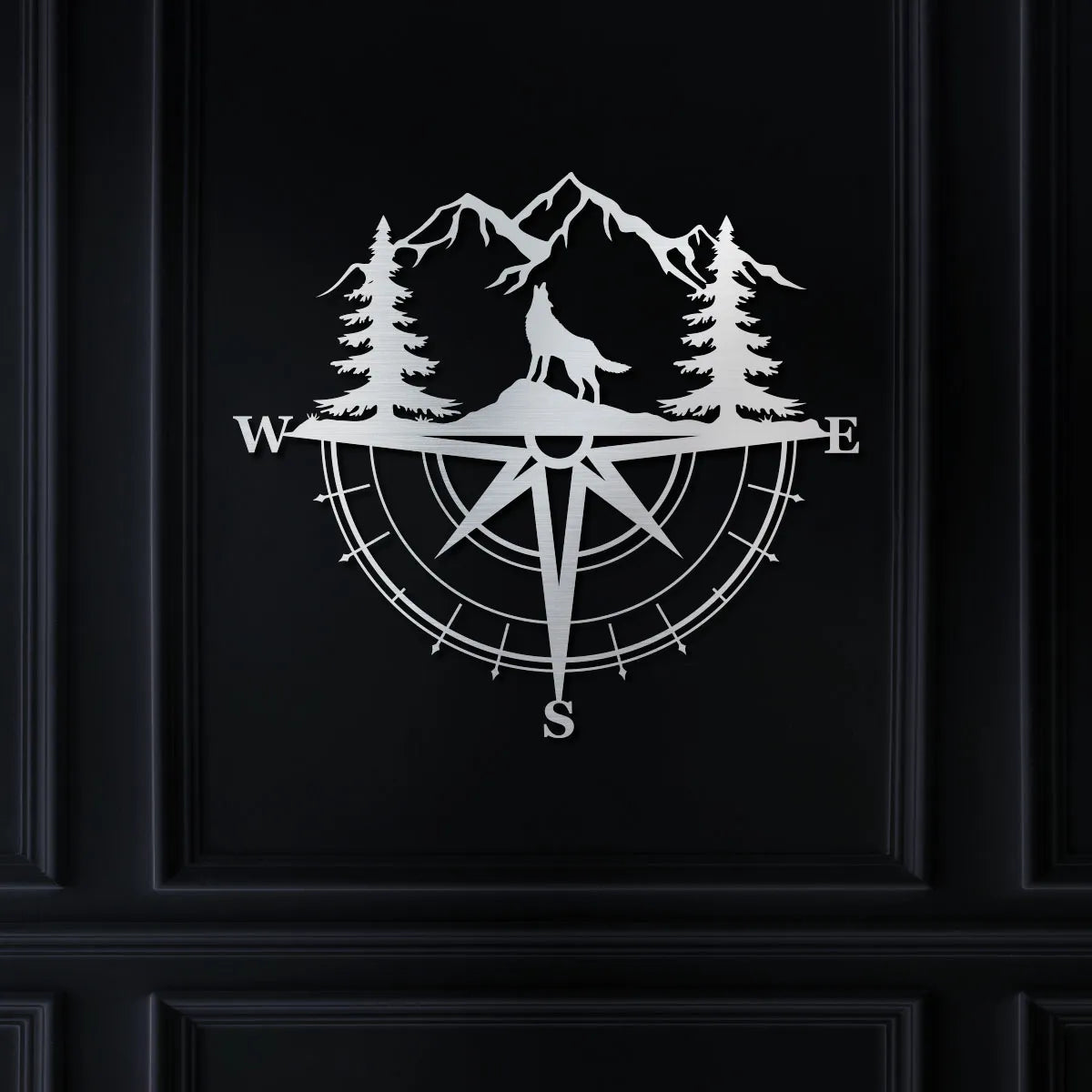Wolf Compass Sign