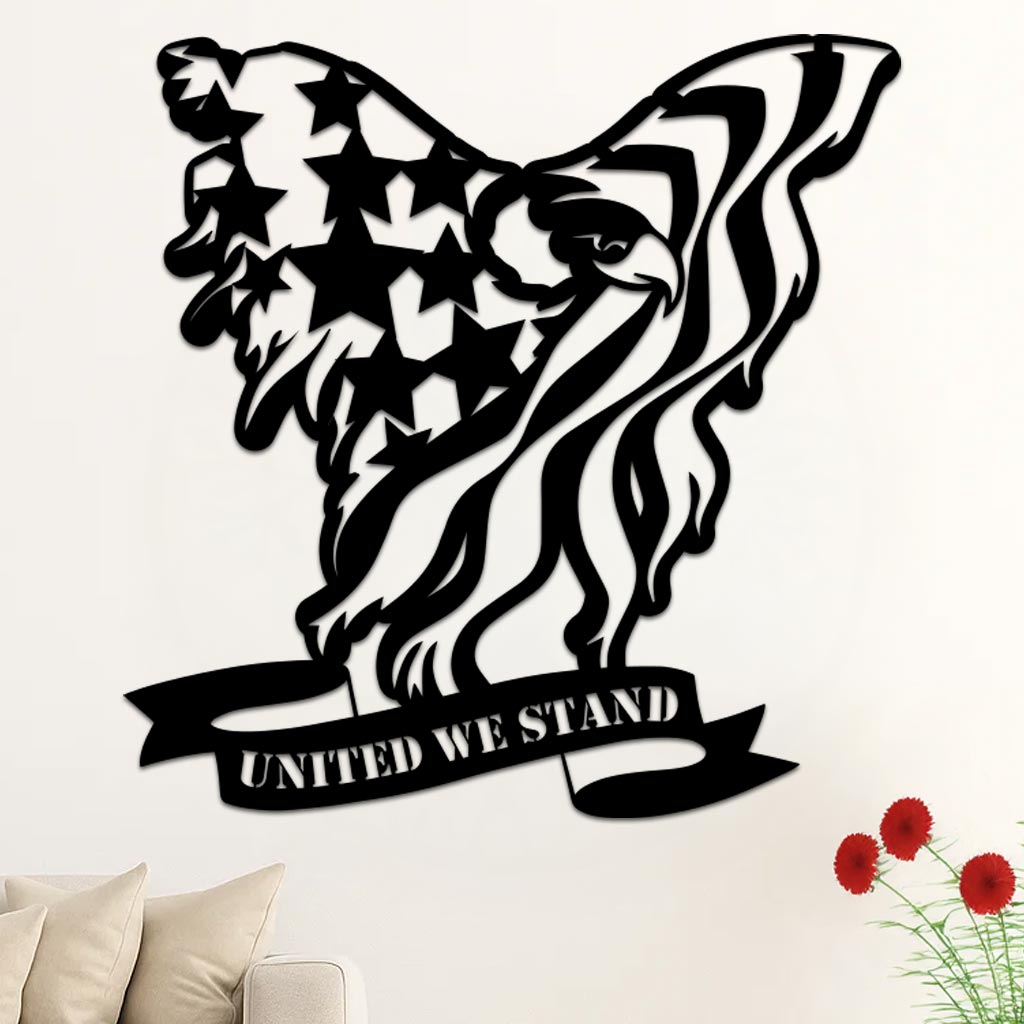 American Flag Eagle United We Stand