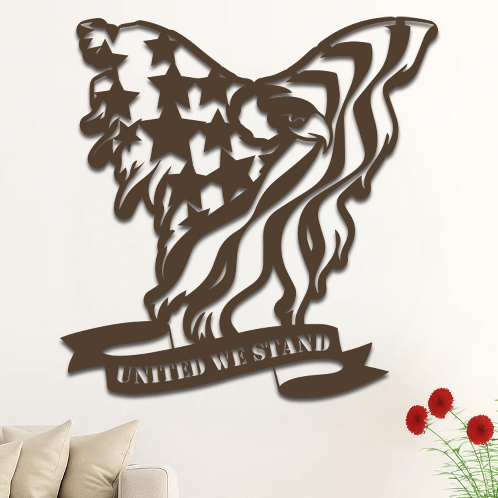 American Flag Eagle United We Stand