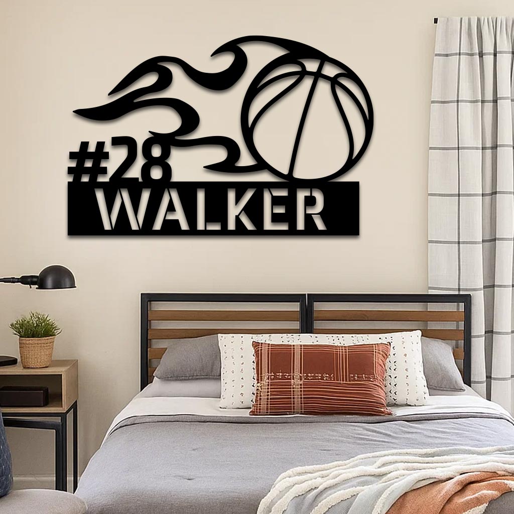 Basketball Name Sign