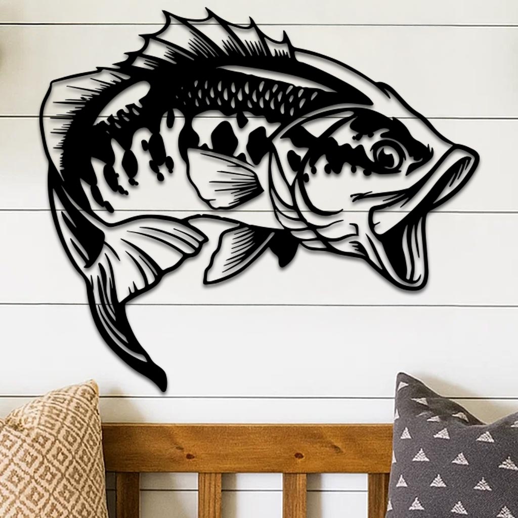Bass Fish Sign