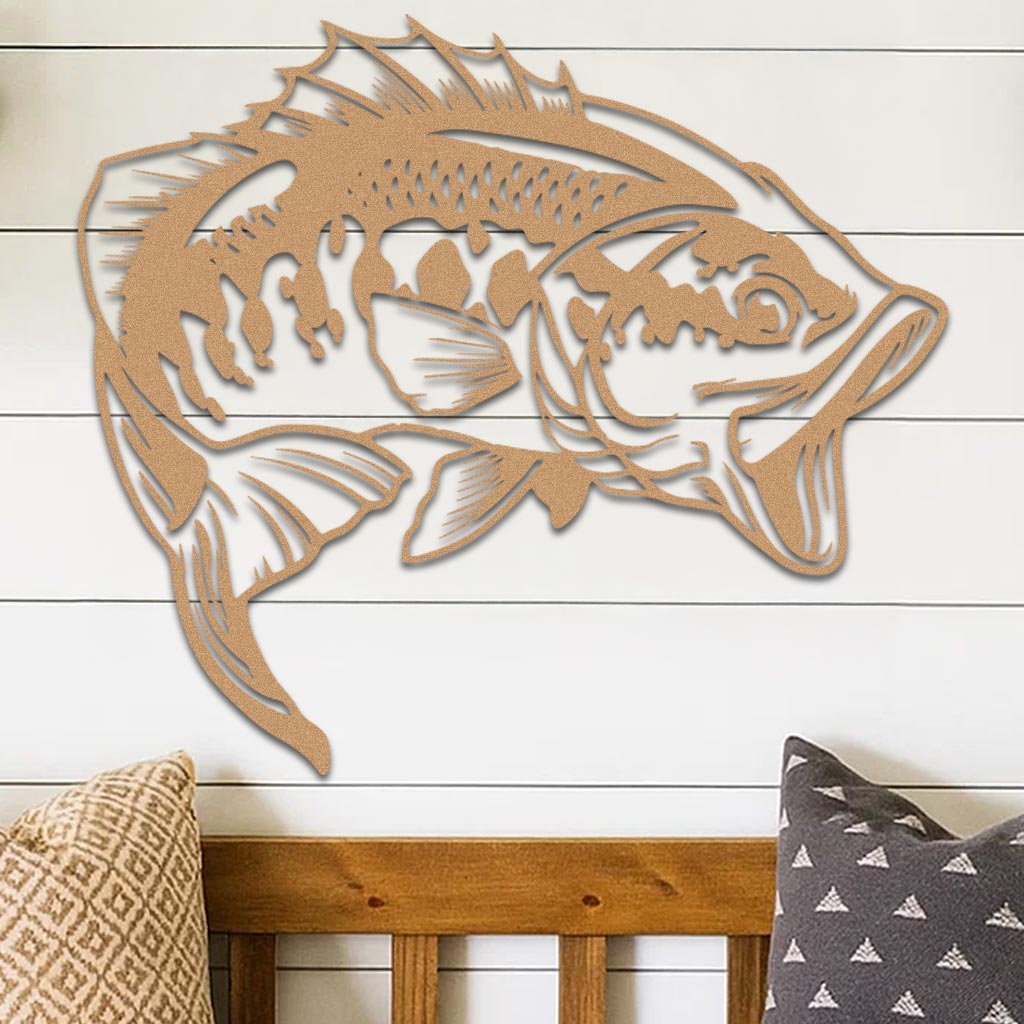 Bass Fish Sign