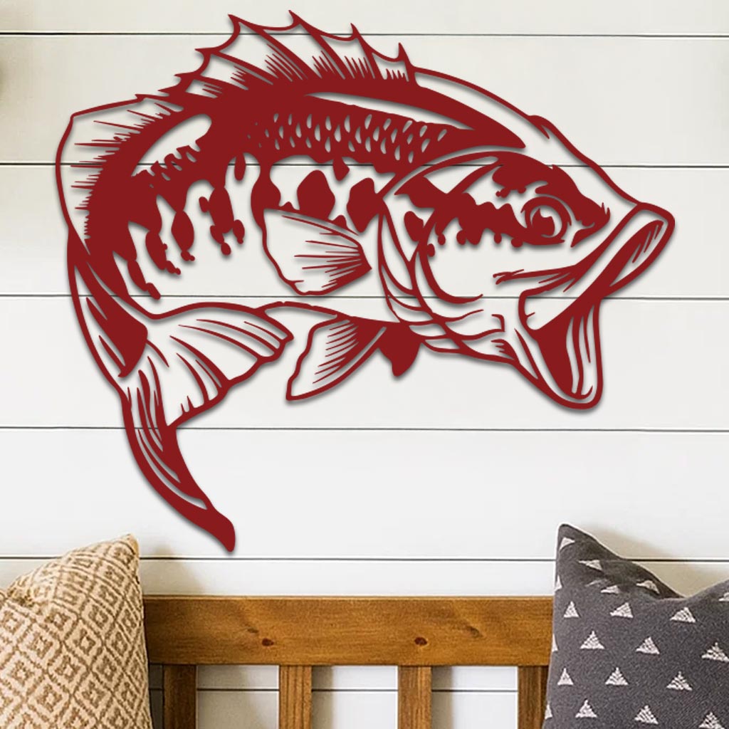 Bass Fish Sign