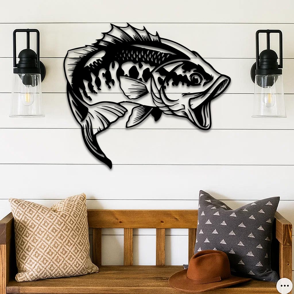 Bass Fish Sign
