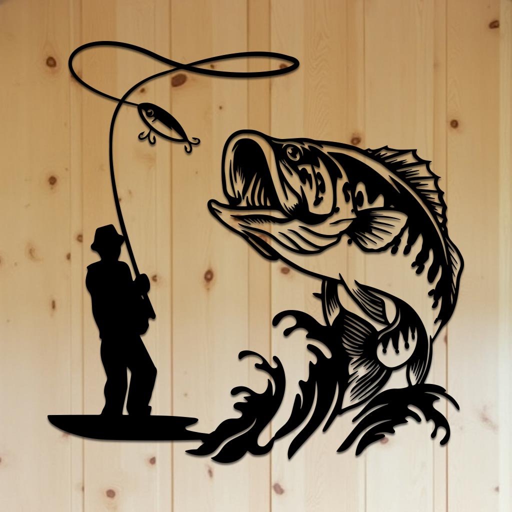 Bass Fishing Sign