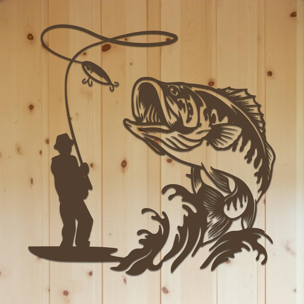 Bass Fishing Sign