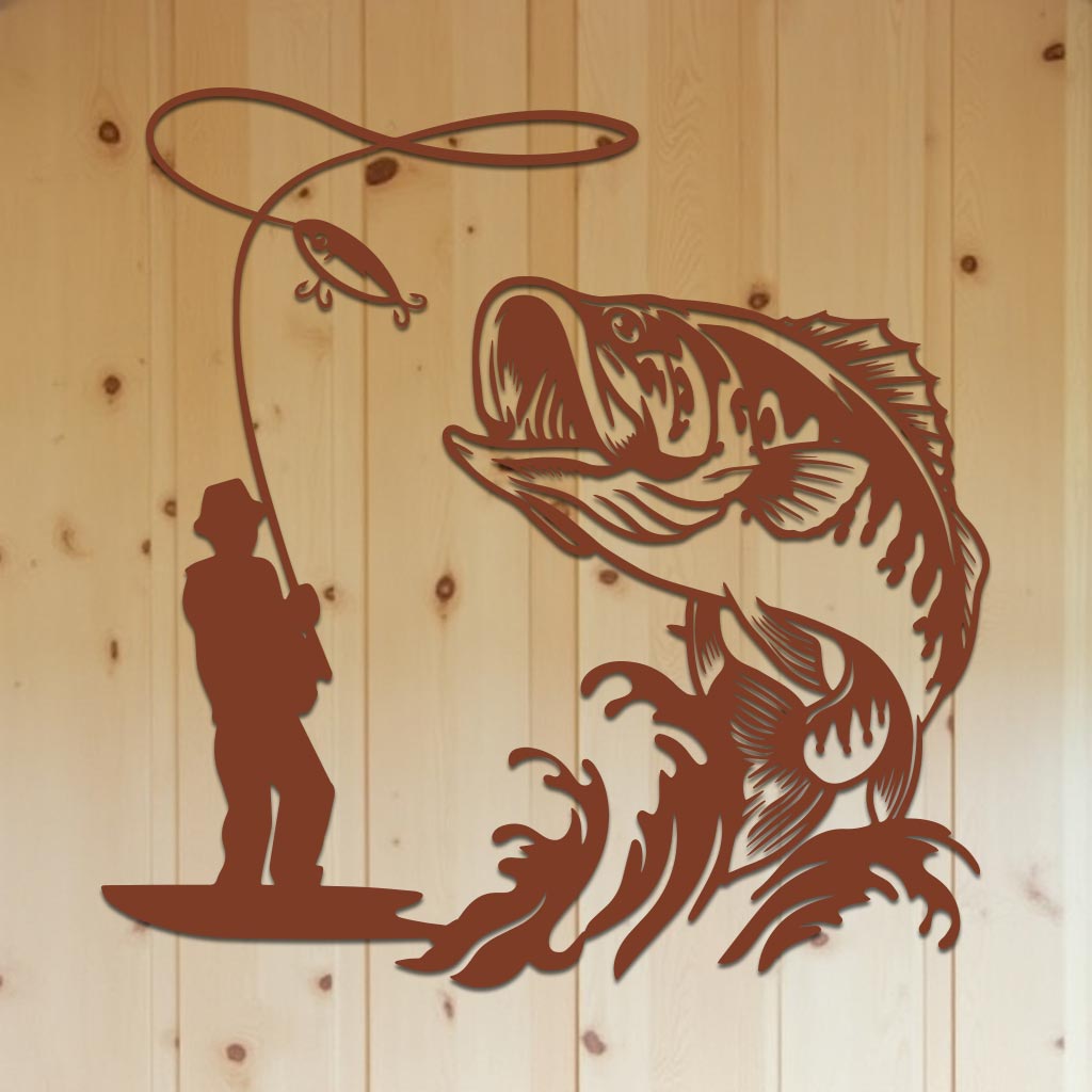 Bass Fishing Sign