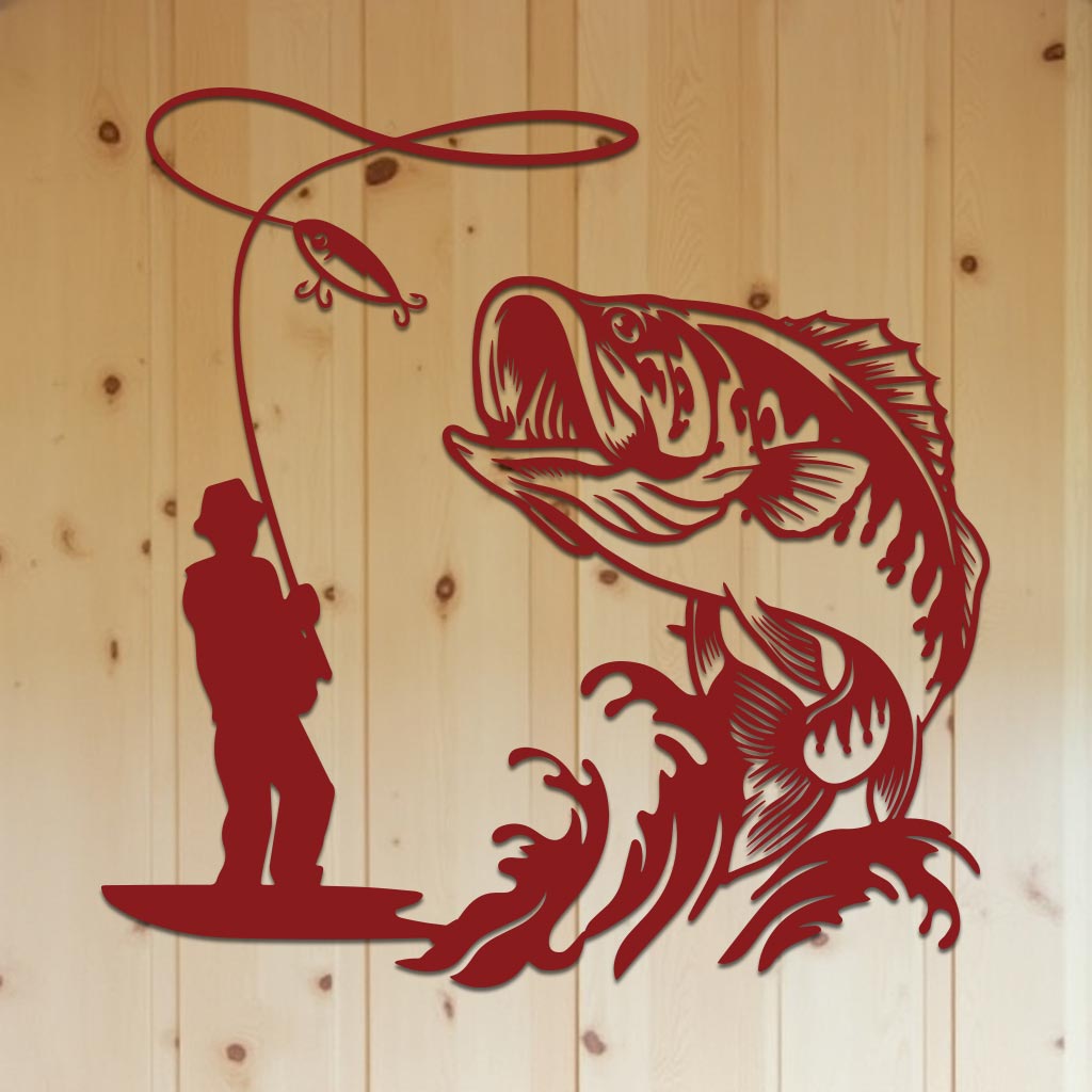 Bass Fishing Sign