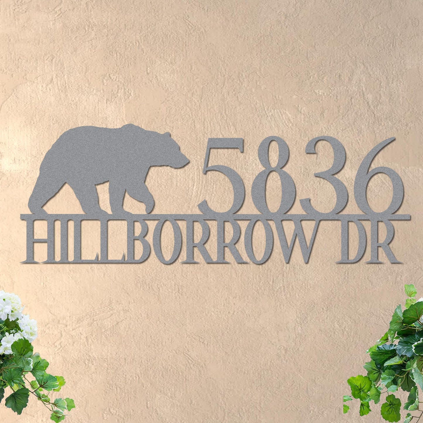 Bear Address Sign