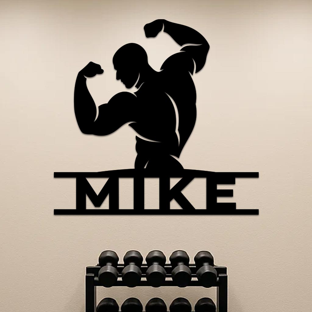 Body Builder Name Sign